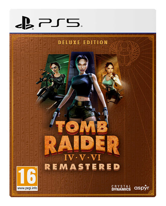 Tomb Raider IV-V-VI Remastered Starring Lara Croft Deluxe Edition PS5 EU Prevendita Tomb Raider IV-V-VI Remastered Starring Lara Croft Deluxe Edition PS5 EU Prevendita